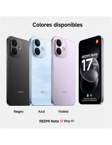 Xiaomi Redmi Note 17 Pro 5G 8GB 512GB Negro | móvil AMOLED