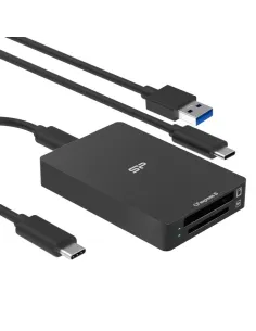 Silicon Power CreatePro BS10 Lector de Tarjetas USB-C y SD-AAOAUS0282