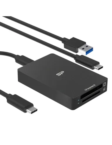 Silicon Power CreatePro BS10 Lector de Tarjetas USB-C y SD