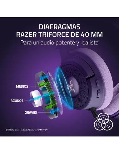 Auricular Razer Kraken V4 X Edición Pokémon Espeon & Umbreon