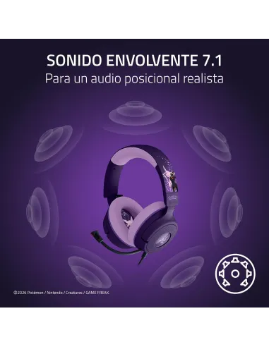 Auricular Razer Kraken V4 X Edición Pokémon Espeon & Umbreon