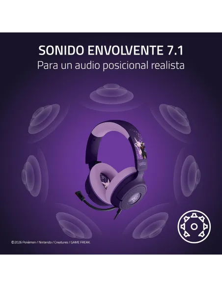 Auricular Razer Kraken V4 X Edición Pokémon Espeon & Umbreon