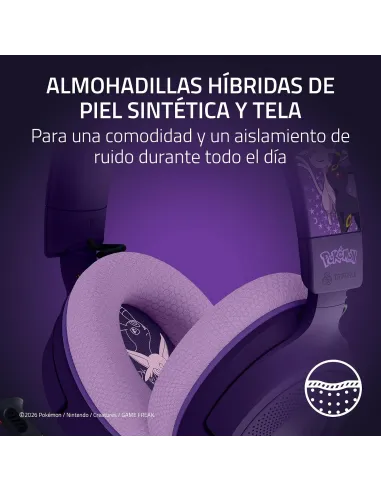 Auricular Razer Kraken V4 X Edición Pokémon Espeon & Umbreon