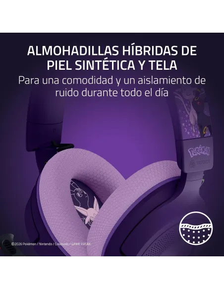 Auricular Razer Kraken V4 X Edición Pokémon Espeon & Umbreon