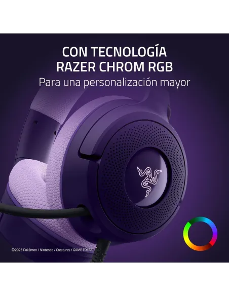 Auricular Razer Kraken V4 X Edición Pokémon Espeon & Umbreon