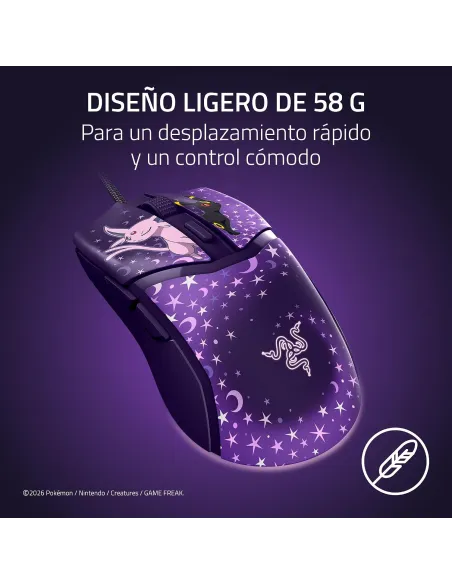 Razer Cobra Espeon & Umbreon Edition | Ratón gaming 58 g