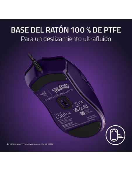 Razer Cobra Espeon & Umbreon Edition | Ratón gaming 58 g