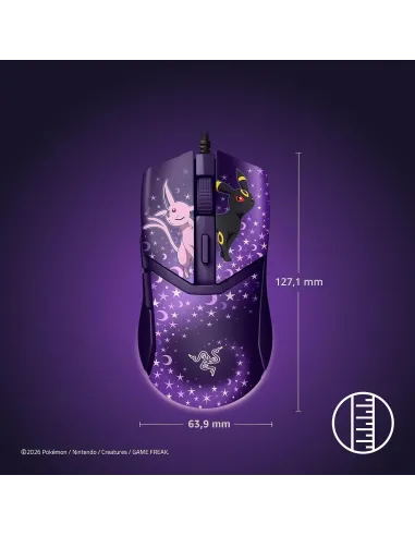 Razer Cobra Espeon & Umbreon Edition | Ratón gaming 58 g