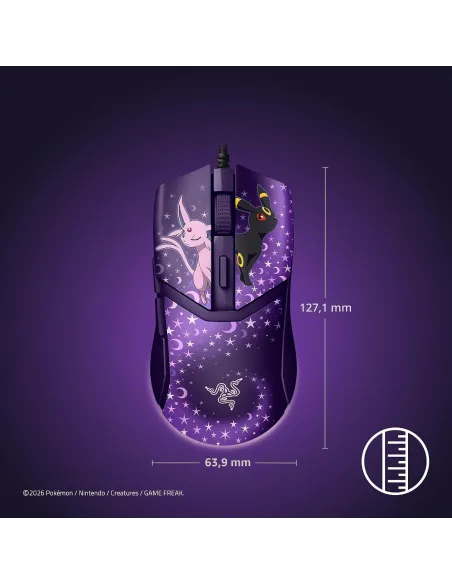 Razer Cobra Espeon & Umbreon Edition | Ratón gaming 58 g