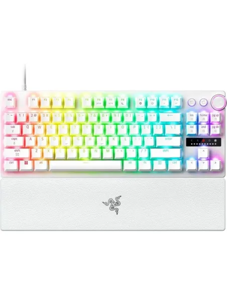 Teclado Razer Huntsman V3 Pro Low-profile TKL 8KHz Layout US blanco