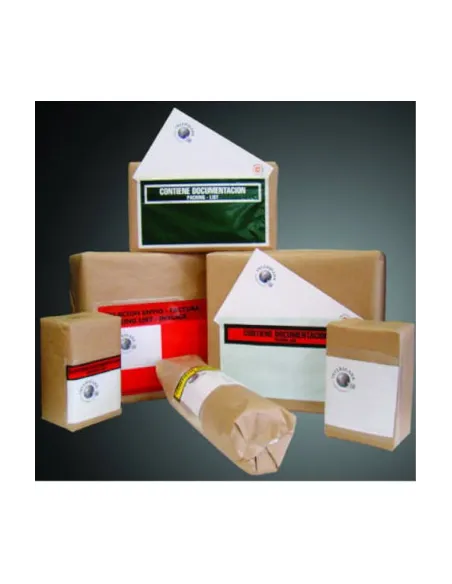 Caja De 1.000 Sobres Packing List 1/3A4-225X115 Mm Transparente P856 F