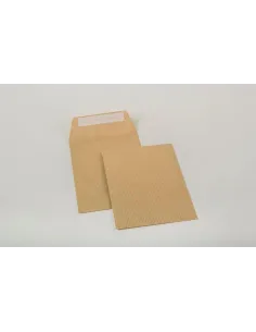 Caja 500 bolsas postal prolongado (132x187) kraft 80 grs. autosam autoadhesivo con tira de silicona sam-1323001