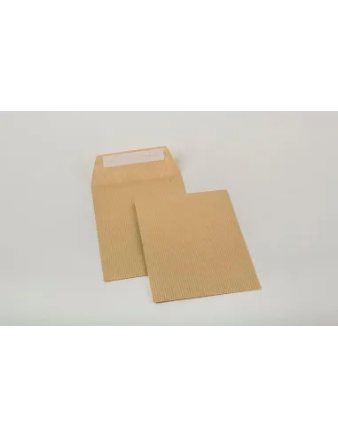 Caja 500 bolsas postal prolongado (132x187) kraft 80 grs. autosam autoadhesivo con tira de silicona sam