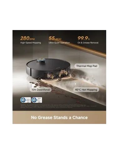 robot aspirador Dreame X60 Pro Master con fregado caliente
