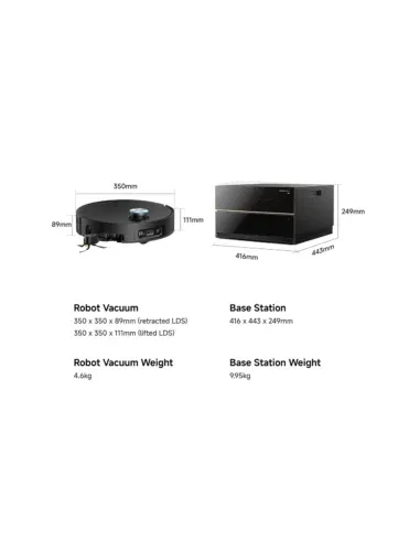 robot aspirador Dreame X60 Pro Master con fregado caliente