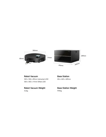 robot aspirador Dreame X60 Pro Master con fregado caliente