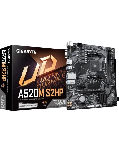 GIGABYTE A520M S2HP AMD A520 AM4 DDR4 Micro ATX Gigabit Ethernet RGB