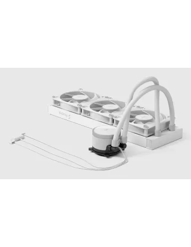 Fractal Radius 360 RGB White: AIO 360 mm RGB para CPU