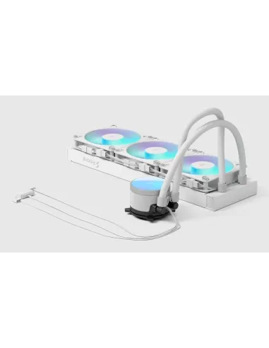 Fractal Radius 360 RGB White: AIO 360 mm RGB para CPU