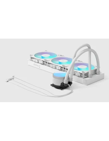 Fractal Radius 360 RGB White: AIO 360 mm RGB para CPU