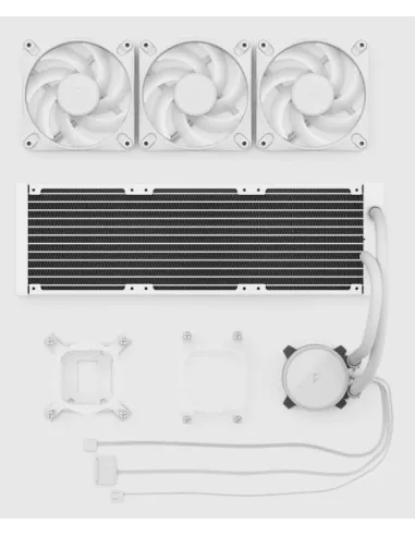 Fractal Radius 360 RGB White: AIO 360 mm RGB para CPU