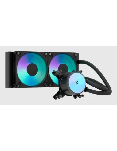 Fractal Radius 240 RGB Black Refrigeración Líquida 240 mm 2 ventiladores negro