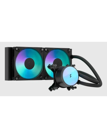 Fractal Radius 240 RGB Black Refrigeración Líquida 240 mm 2 ventiladores negro
