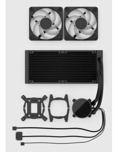 Fractal Design Radius 240 Black: AIO 240 mm sin RGB para PC