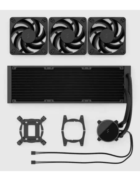 Fractal Design Radius 360 Black: AIO 360 mm sin RGB para PC