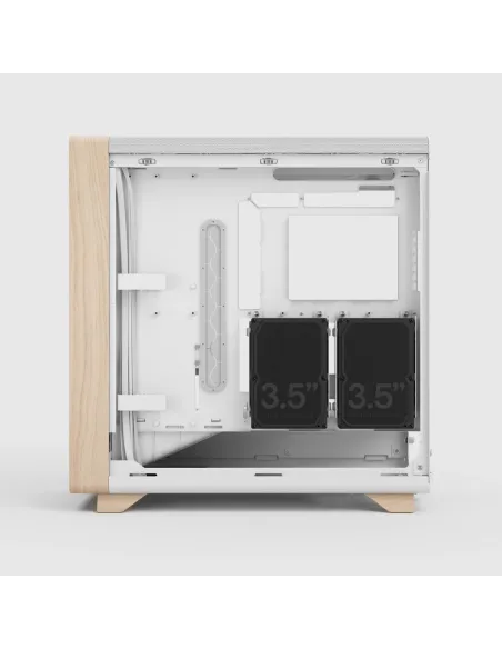 Fractal Design Summit Chalk White TG Clear Tint - Caja ATX