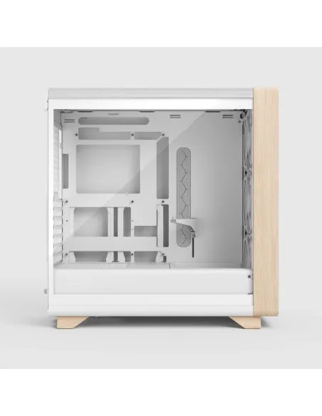 Fractal Design Summit Chalk White TG Clear Tint - Caja ATX