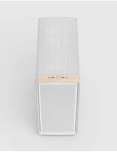 Fractal Design Summit Chalk White TG Clear Tint - Caja ATX