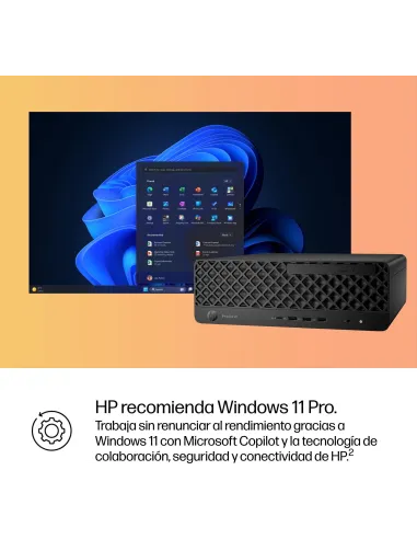 HP ProDesk 4 SFF G1i DE8U6AT  PC de oficina con W11 Pro