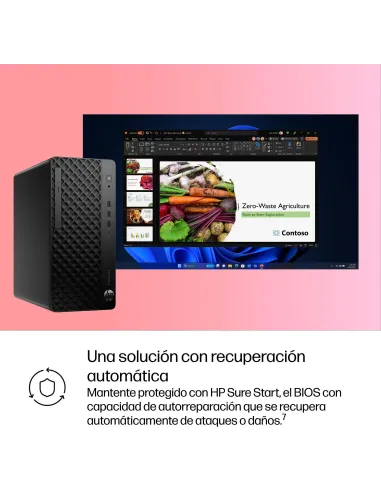 HP ProDesk 4 Tower G1i DE8U8AT: torre profesional W11 Pro