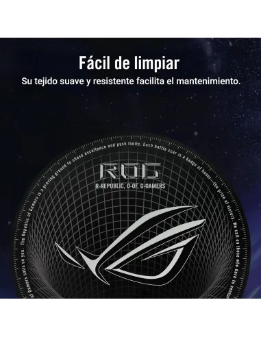 ASUS ROG Cosmic Mat II: alfombrilla para silla gaming negra