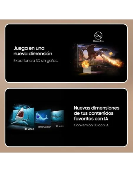 Monitor 4K Samsung Odyssey 3D LS27FG904XUXEN y 3D sin gafas