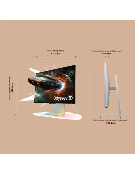 Monitor 4K Samsung Odyssey 3D LS27FG904XUXEN y 3D sin gafas