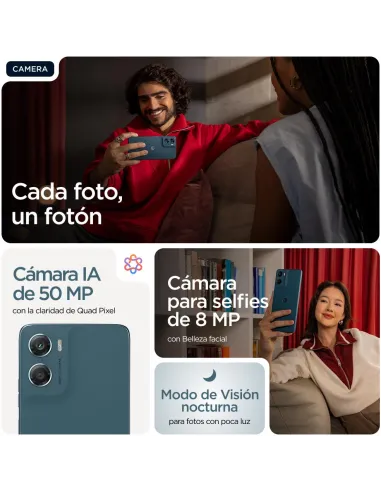 Motorola Moto G06 8GB 256GB Azul, móvil 4G 120 Hz Android