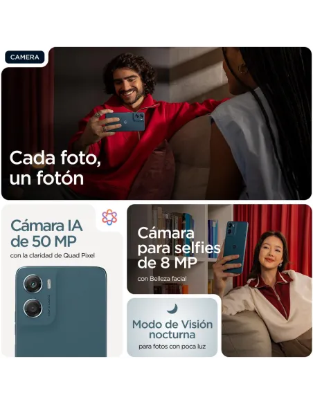 Motorola Moto G06 8GB 256GB Azul, móvil 4G 120 Hz Android