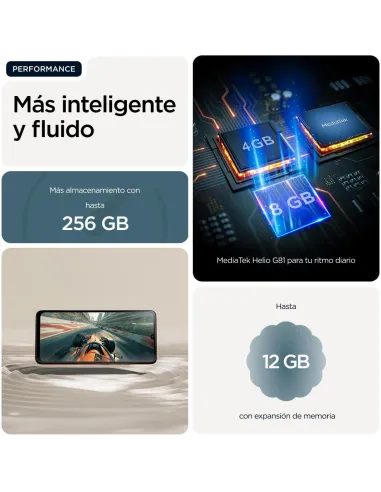 Motorola Moto G06 8GB 256GB Azul, móvil 4G 120 Hz Android