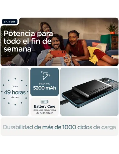 Motorola Moto G06 8GB 256GB Azul, móvil 4G 120 Hz Android