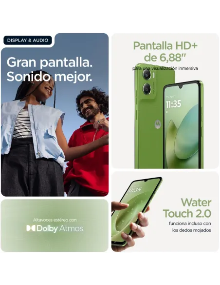 Motorola Moto G06 8GB 256GB Verde | móvil 4G 6,88 pulgadas