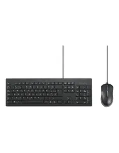 Kensington KM100 EQ Negro Teclado QWERTY Español USB Membrana Resistente a derrames Negro con Ratón incluido-1403751