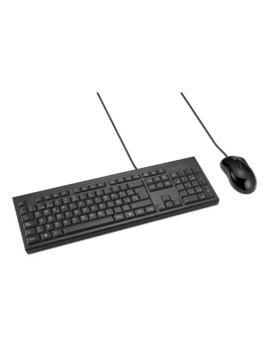 Kensington KM100 EQ Negro: kit de teclado y ratón USB-A