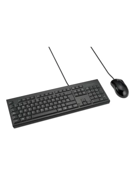 Kensington KM100 EQ Negro: kit de teclado y ratón USB-A