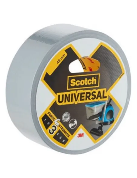 Scotch Universal 2904 Plata Cinta Americana de 48mm x 25M