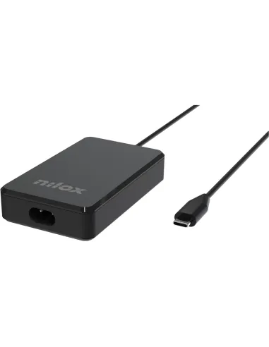 Nilox NXPDCGAN100W 100W GaN USB-C Power Delivery Negro