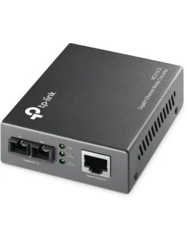 TP-Link MC210CS V2 Convertidor de Fibra 1 Puerto RJ45 Gigabit en fibra monomodo SC