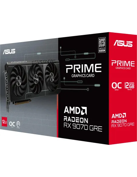 ASUS Radeon RX 9070 GRE 12GB GDDR6 PCIe 5.0 OC Triple Ventilador