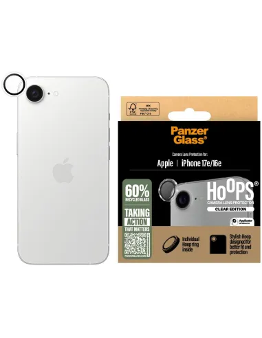 PanzerGlass Hoops iPhone 16e y 17e Transparente para cámara